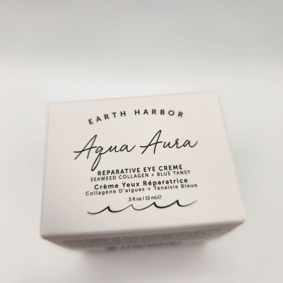 Earth Harbor Aqua Aura Reparative Eye Cream Seaweed Collagen & Blue Tansy - Picture 3 of 5